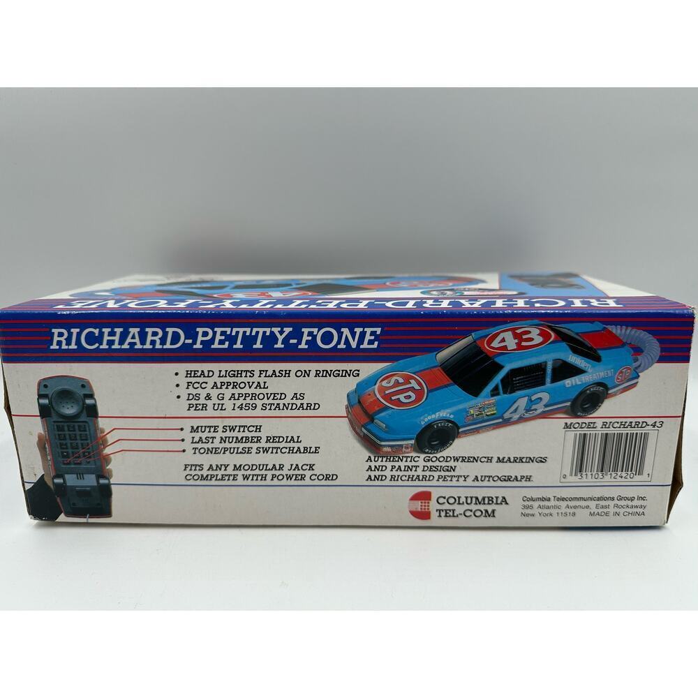 Vintage Richard Petty STP #43 Phone NEW Never Used - Picture 3 of 3
